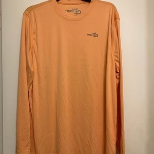 Reel life long sleeve orange men’s Large